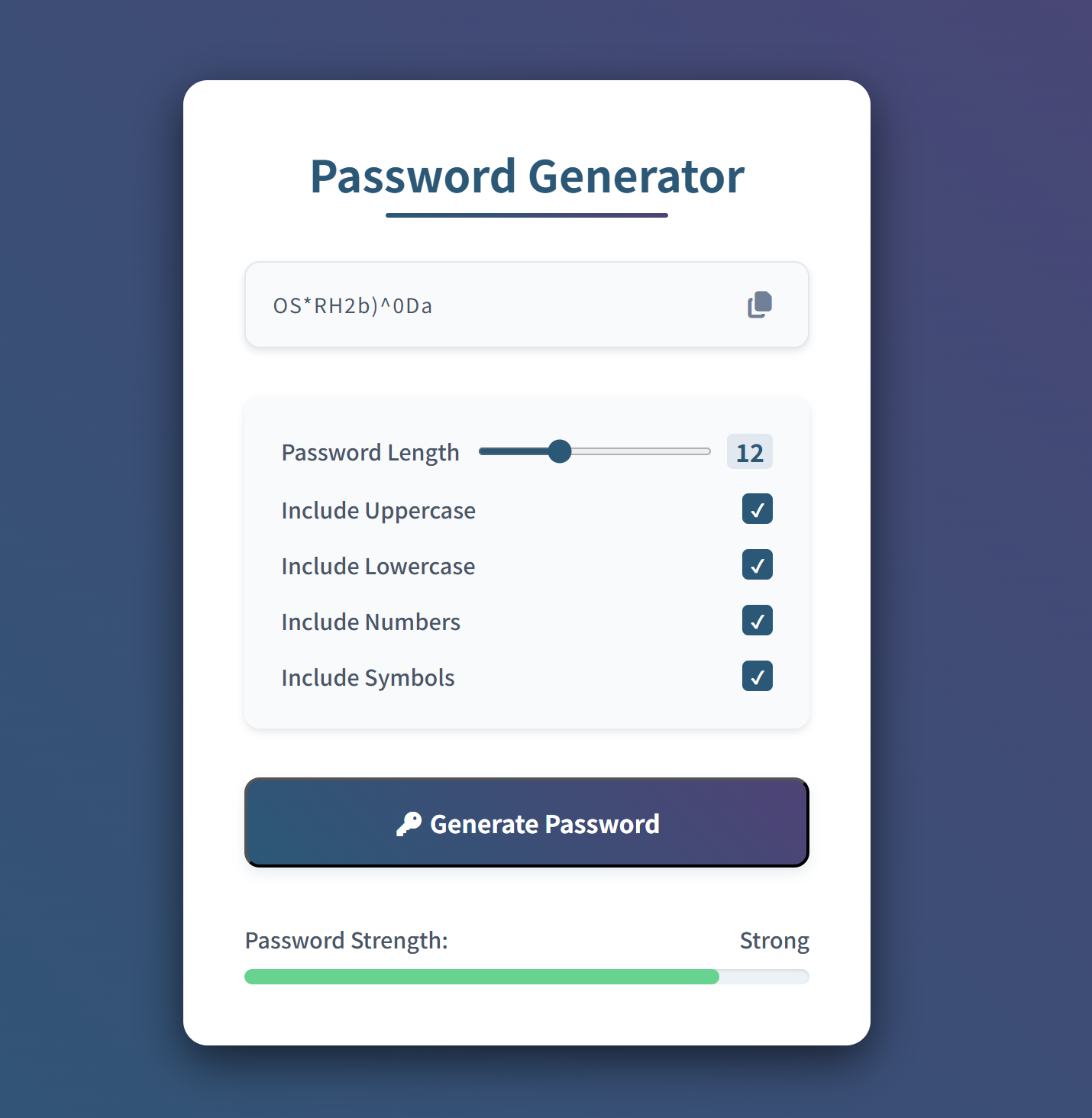 Password Generator