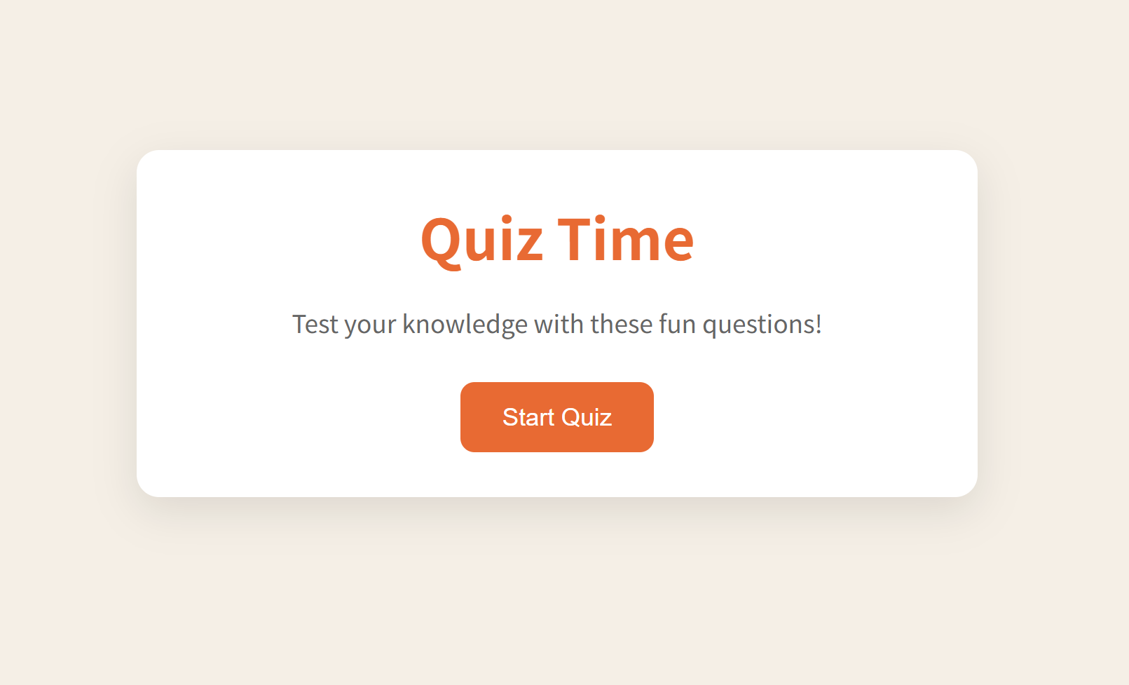 Quiz Game